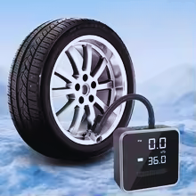 Fix Flat Tire in Minutes – Portable Air Pump