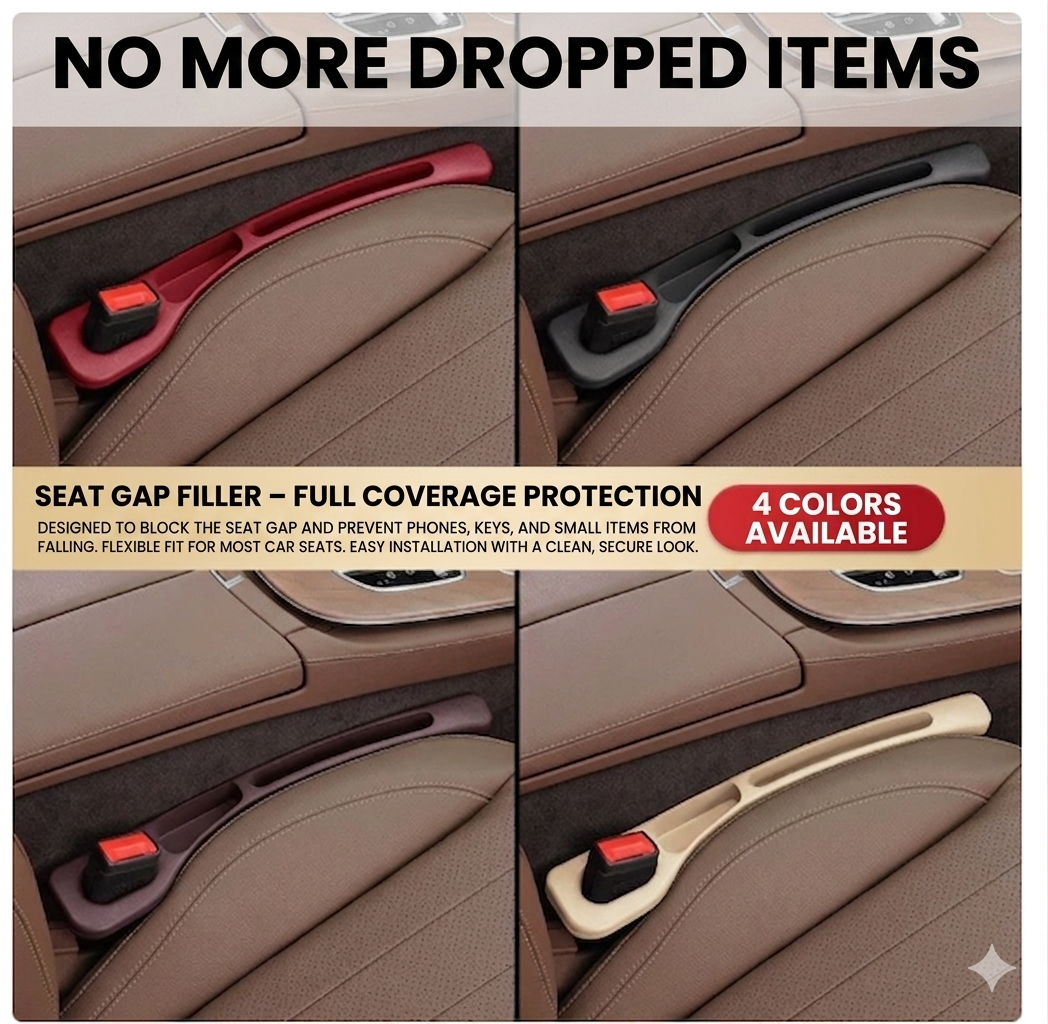 Never Lose Your Phone in the Car Again | Car Seat Gap Filler